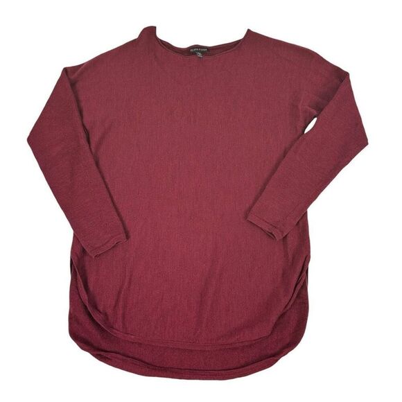 Eileen Fisher Merino Wool Sweater size XS Curved Hem - Picture 1 of 7